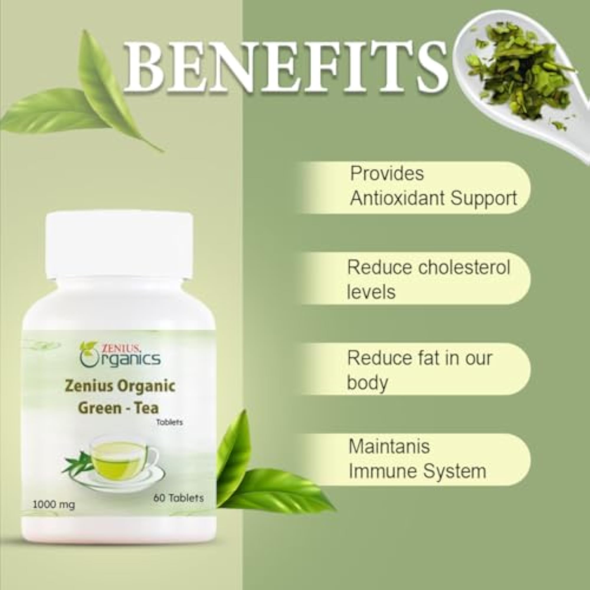 Green Tea Extract Tablets 1000mg